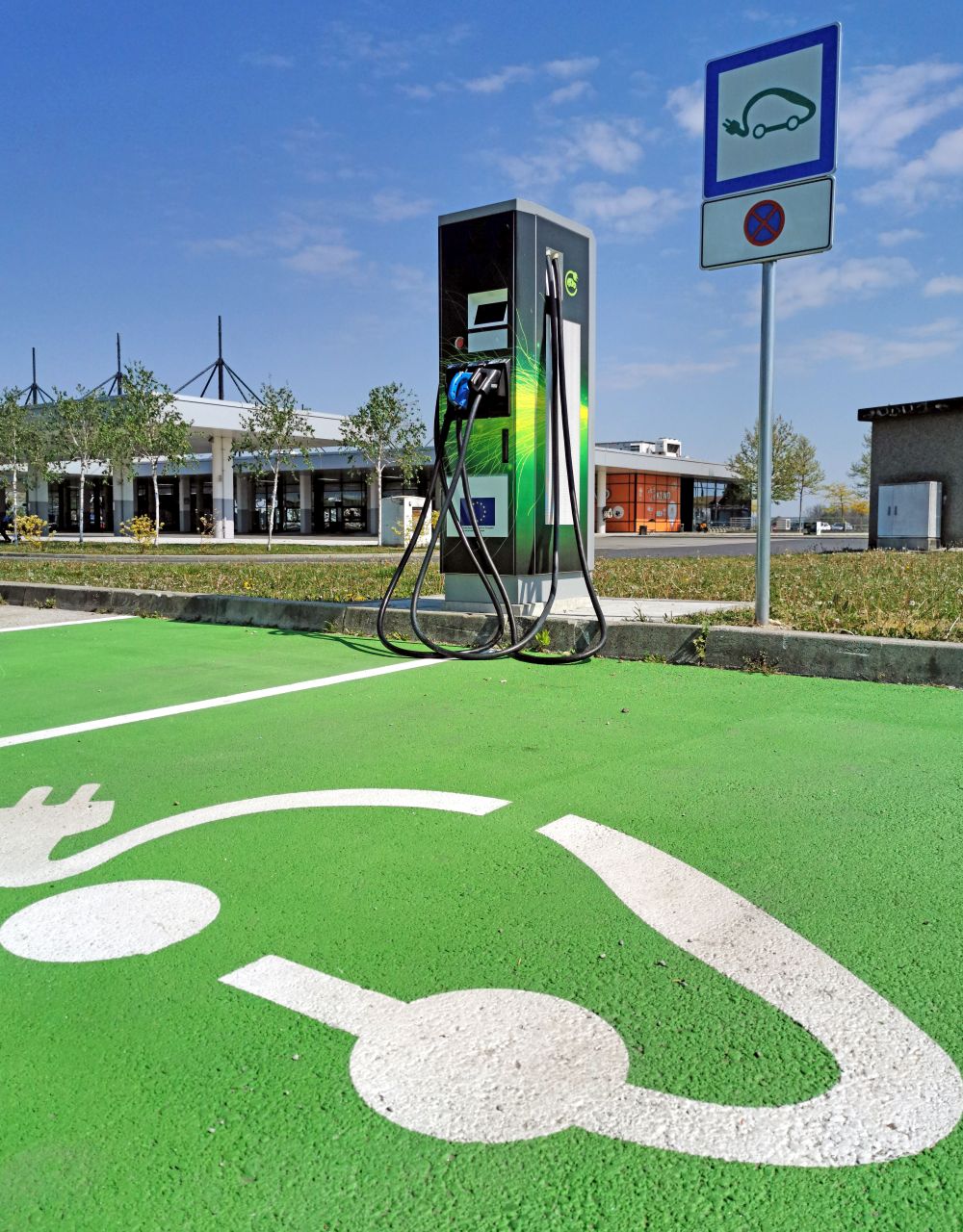 Infrastructure de recharge pour véhicules électriques à La Prairie